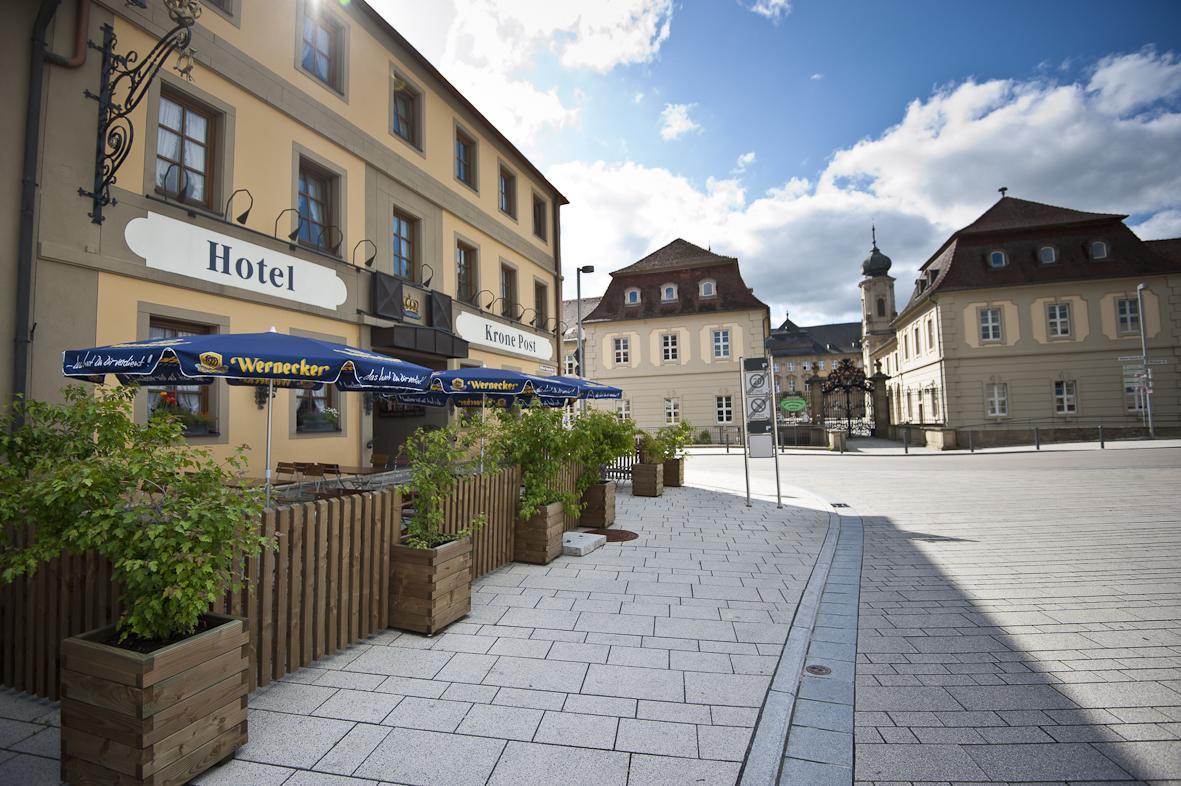 Hotel Krone-Post Werneck Exteriör bild