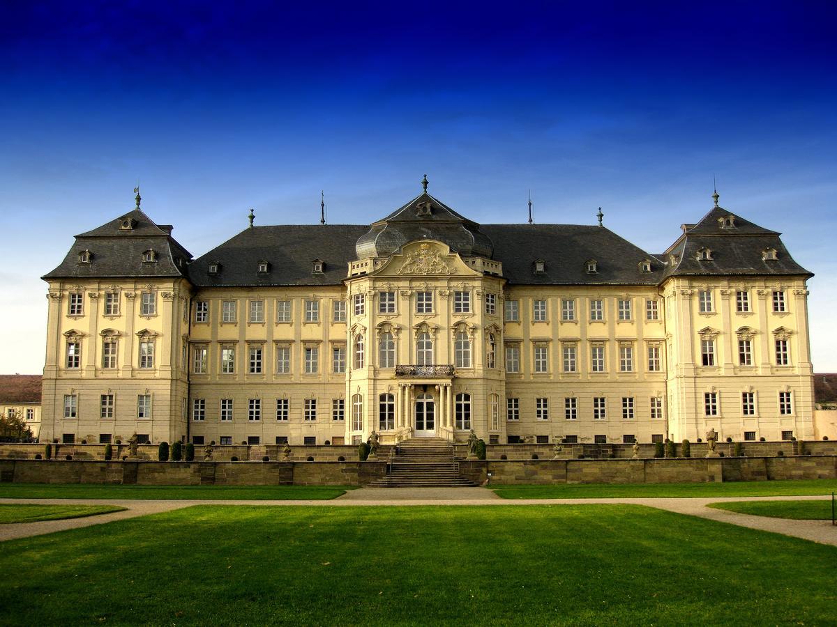 Hotel Krone-Post Werneck Exteriör bild